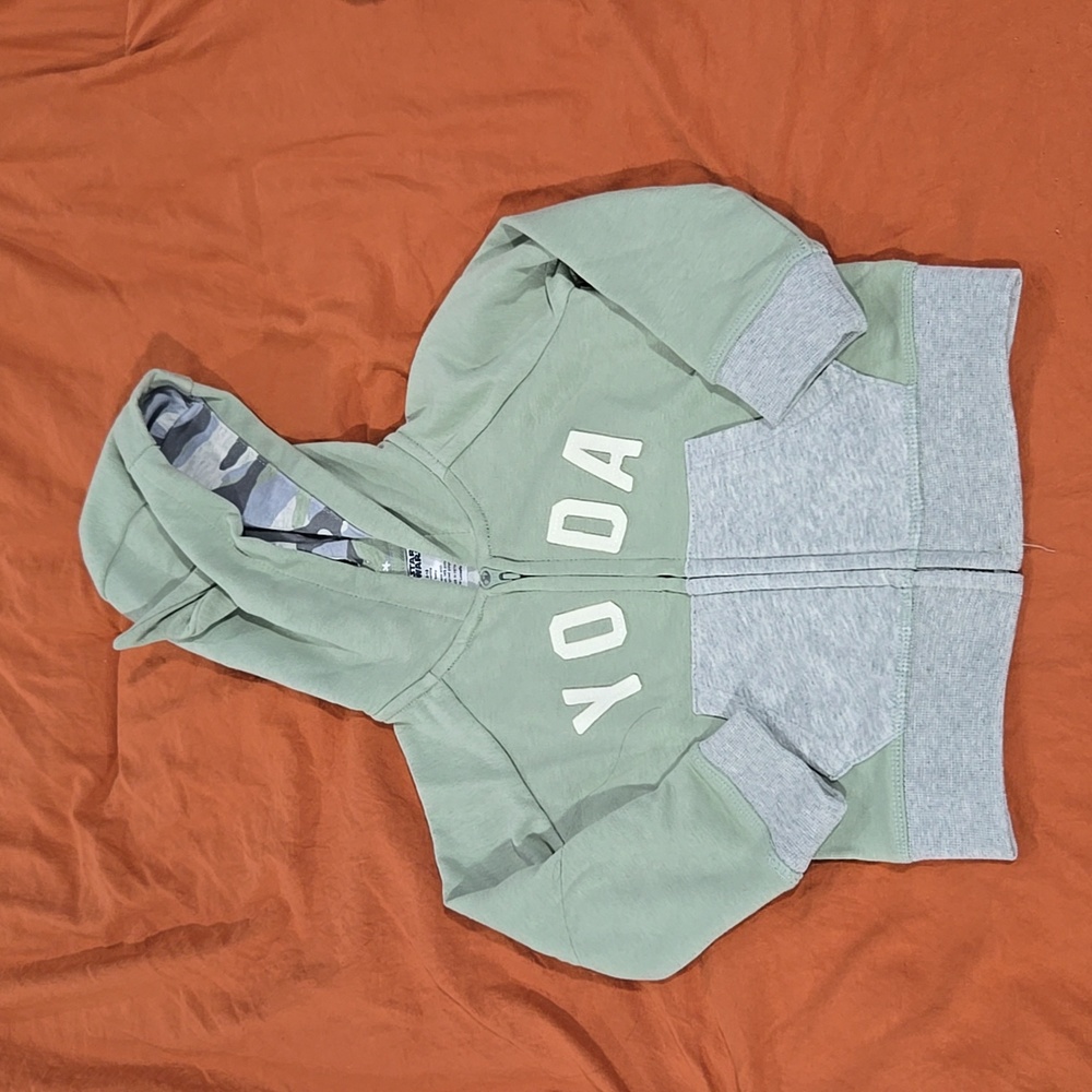 Star Wars x Baby Gap Yoda Zip Up Hoodie - Picture 3 of 14